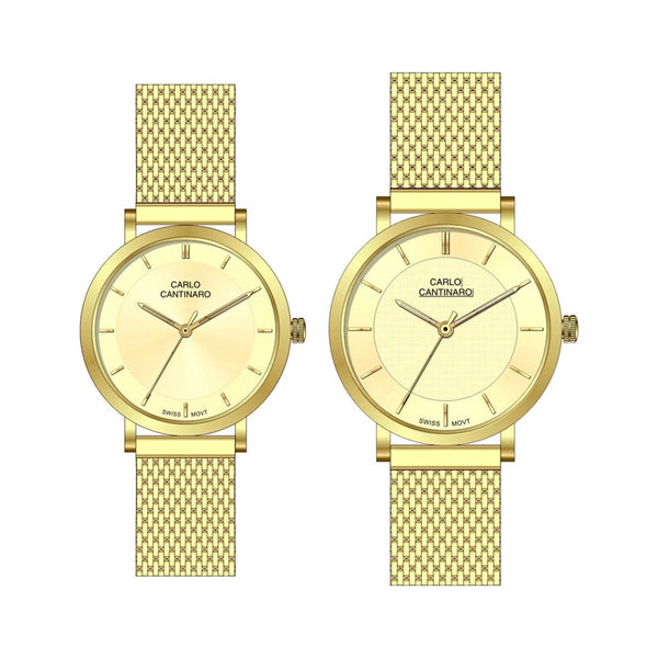 Carlo Cantinaro CC3001SM004 Partnerset Damenuhr Herrenuhr - Carlo Cantinaro - Main Product Image