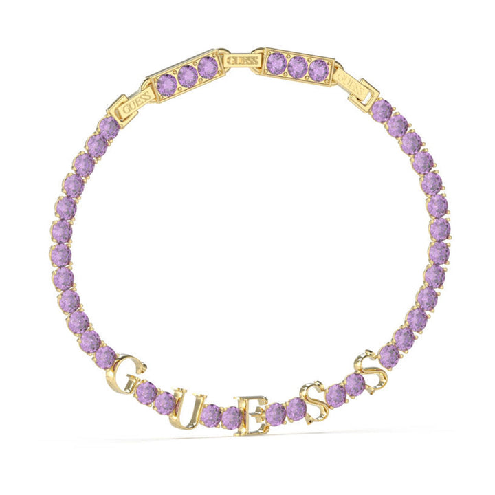 Guess Damen Armband Arm Party JUBB04218JW - Gold/Lila - View 2