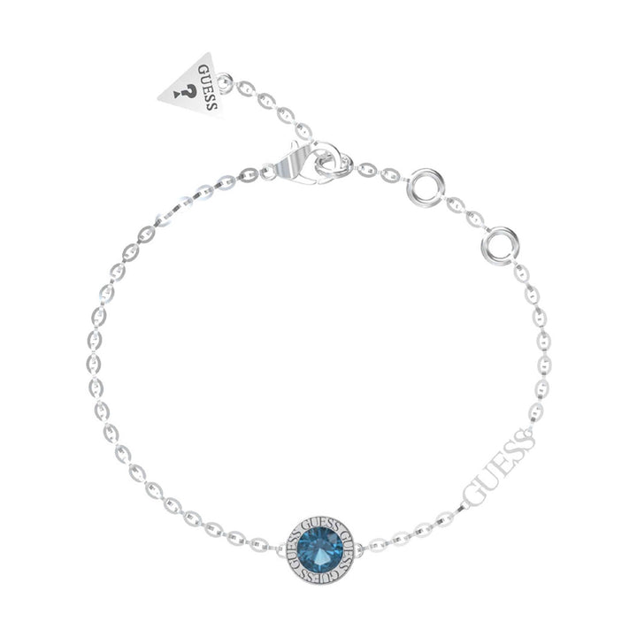 Guess Damen Armband Color My Day JUBB02246JW - Silber/Blau / S / Silber/Blau / L - View 2