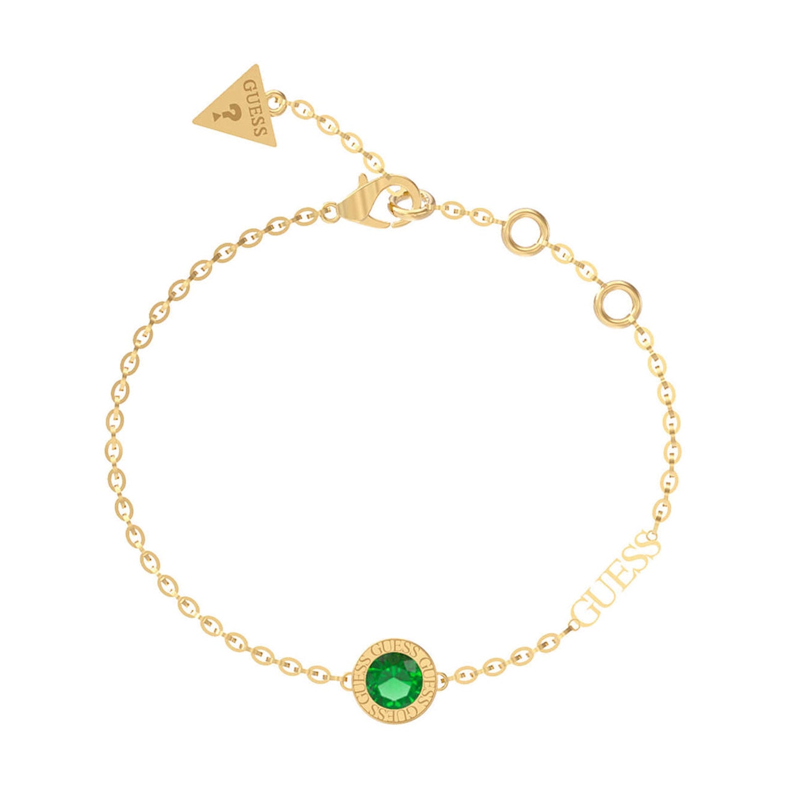 Guess Damen Armband Color My Day JUBB02246JW - Gold/Grün / S / Gold/Grün / L - View 7