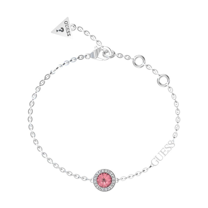 Guess Damen Armband Color My Day JUBB02246JW - Silber/Pink / S / Silber/Pink / L - View 4