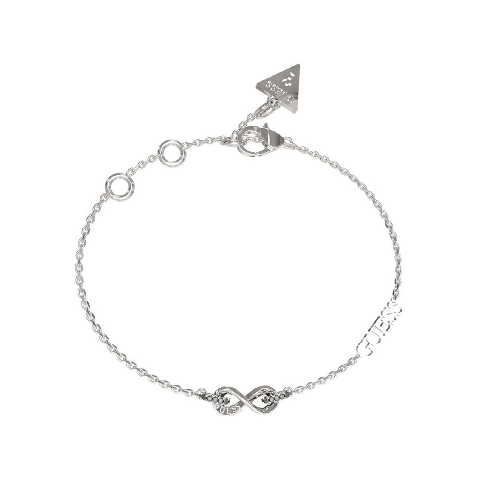 Guess Damen Armband Endless Dream JUBB03265JW - Silber / L