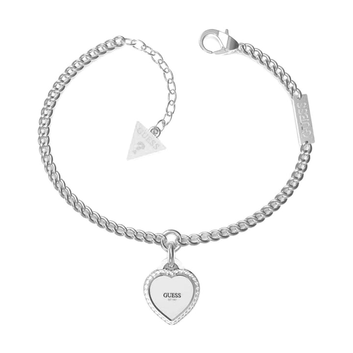 Guess Damen Armband Fine Heart JUBB01422JW - Silber / S / Silber / L - View 2