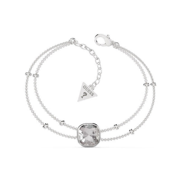 Guess Damen Armband JUBB01123JW - Silber/Weiß / S