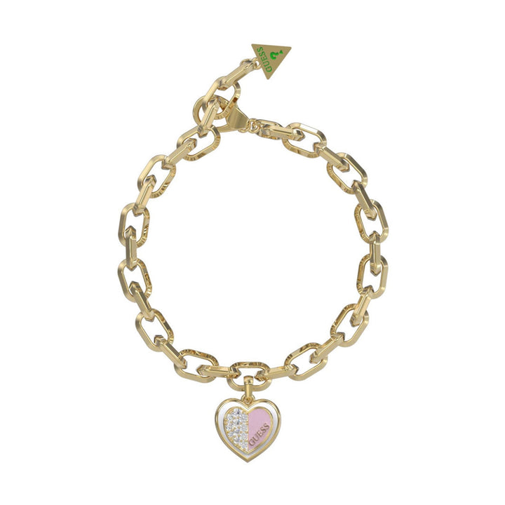 Guess Damen Armband JUBB03034JW - Gold/Pink / S / Gold/Pink / L