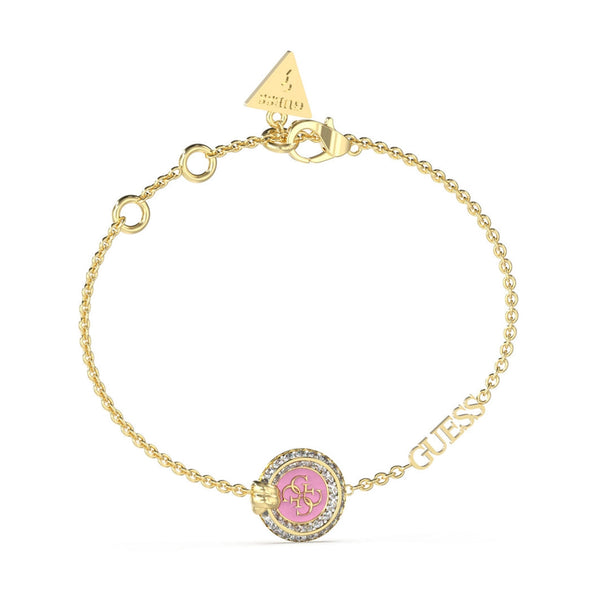 Guess Damen Armband JUBB04053JW - Gold/Pink / S / Gold/Pink / L