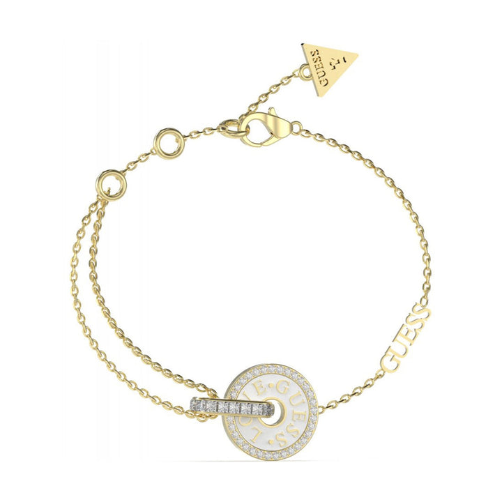 Guess Damen Armband JUBB04078JW - Gold/Weiß / S / Gold/Weiß / L - View 3