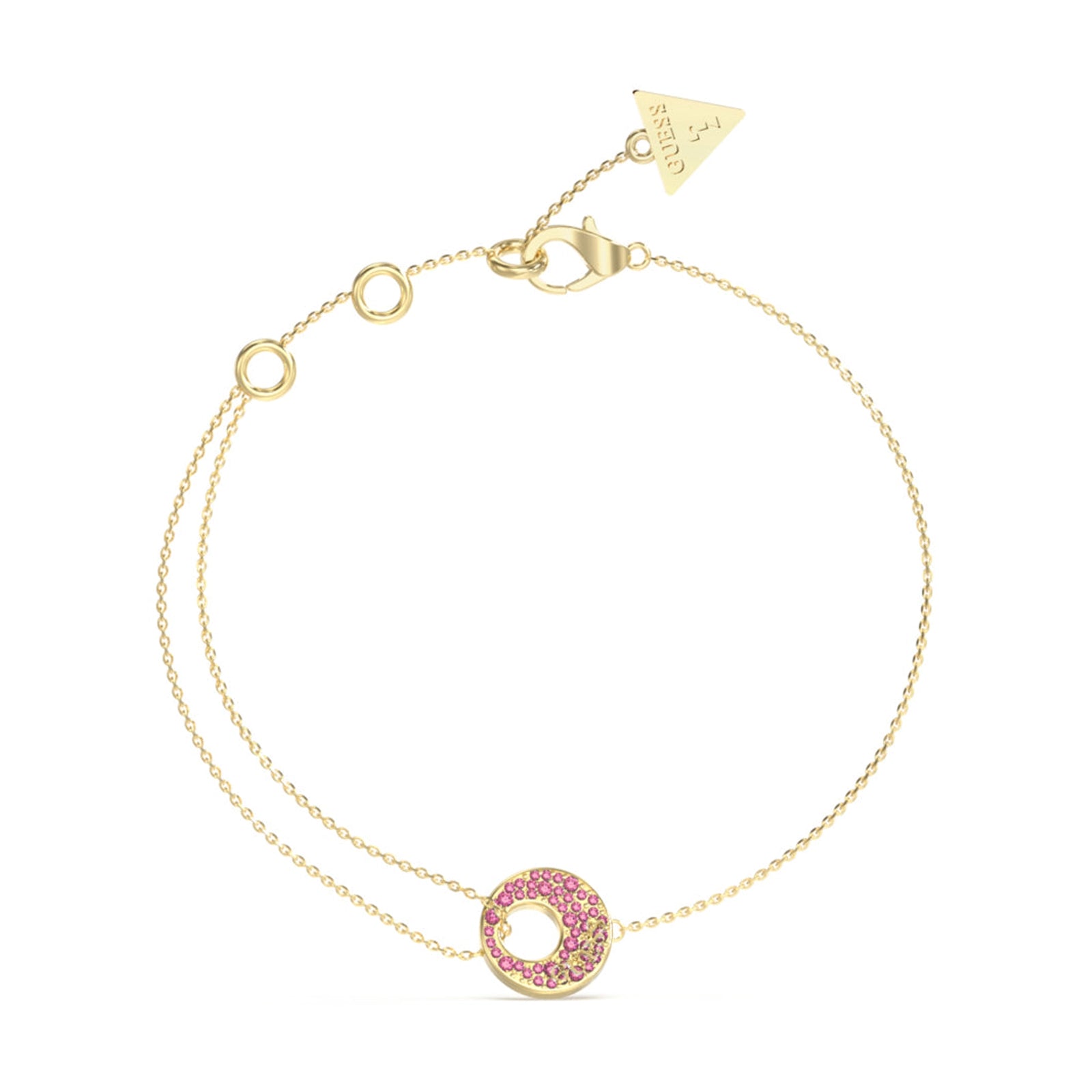 Guess Damen Armband JUBB05227JW - Gold/Pink / L / Gold/Pink / S - View 2