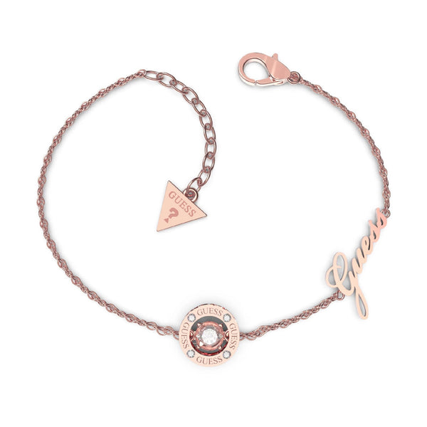 Guess Damen Armband Solitaire JUBB01462JW - Rosegold / S / Rosegold / L