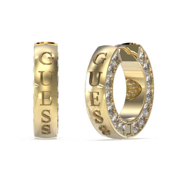 Guess Damen Creolen Circle Lights JUBE03160JW - Gold