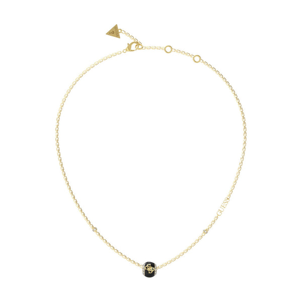 Guess Damen Halskette 4G Loop JUBN02281JW - Gold/Schwarz