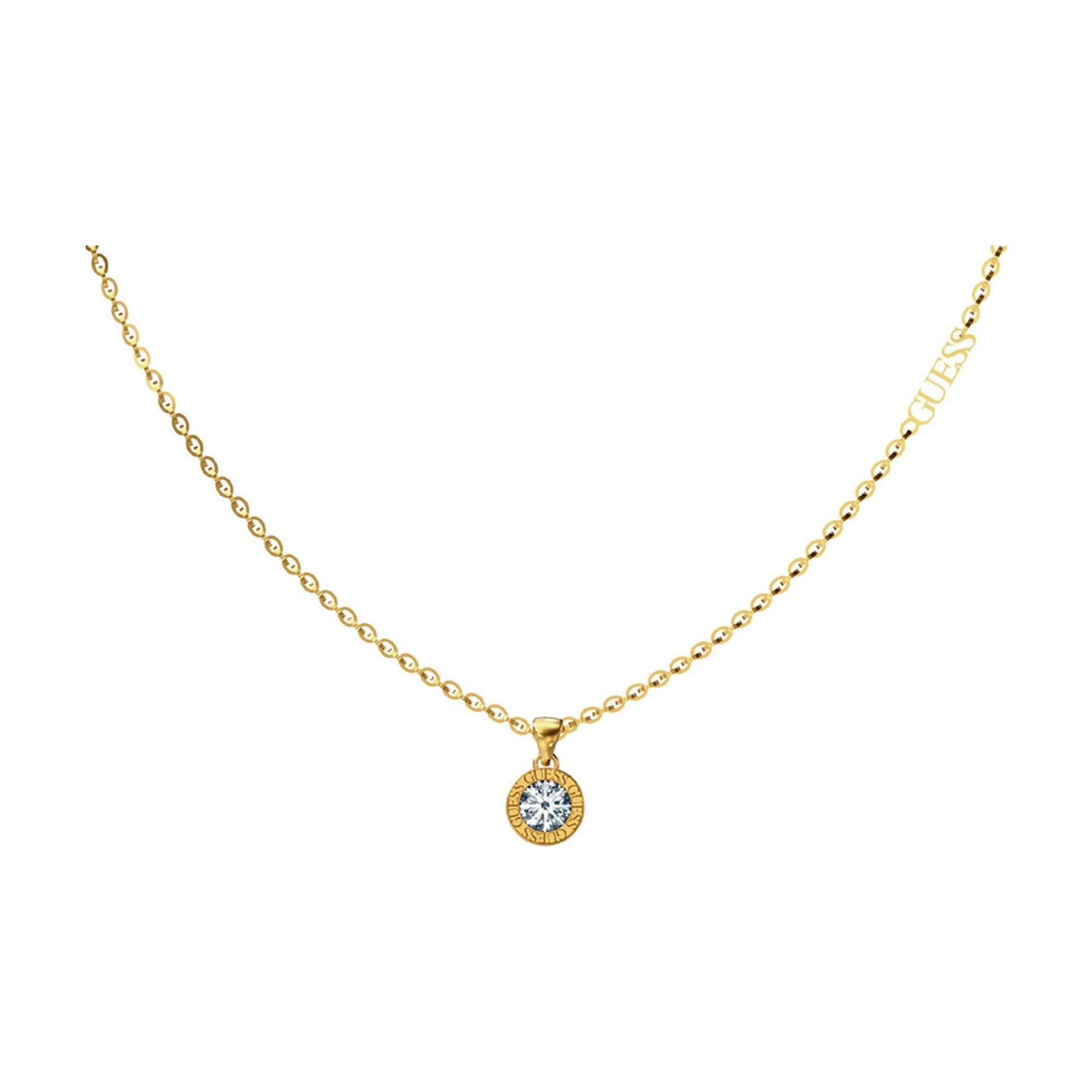 Guess Damen Halskette Color My Day JUBN02245JW - Gold/Weiß - View 7