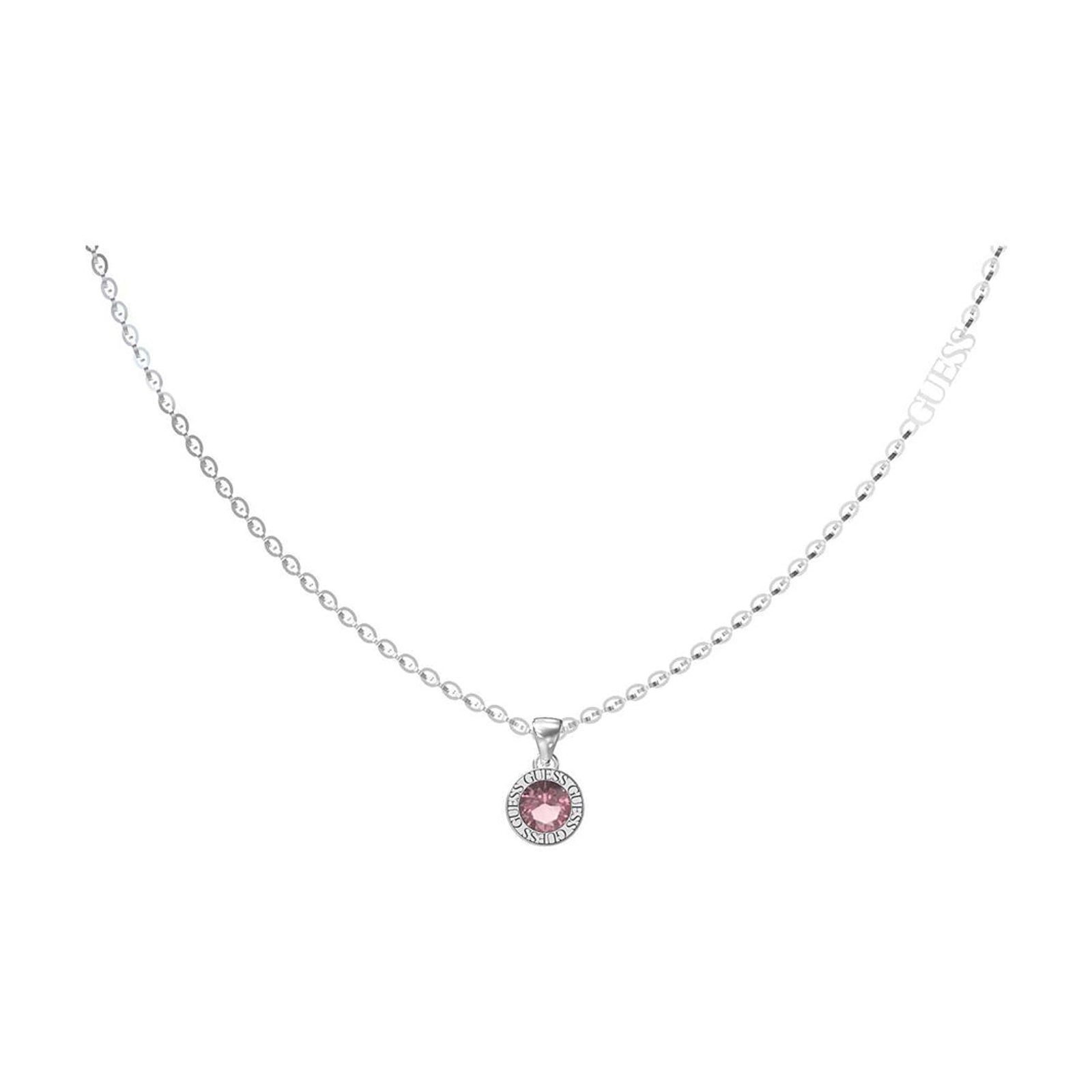 Guess Damen Halskette Color My Day JUBN02245JW - Silber/Pink - View 3