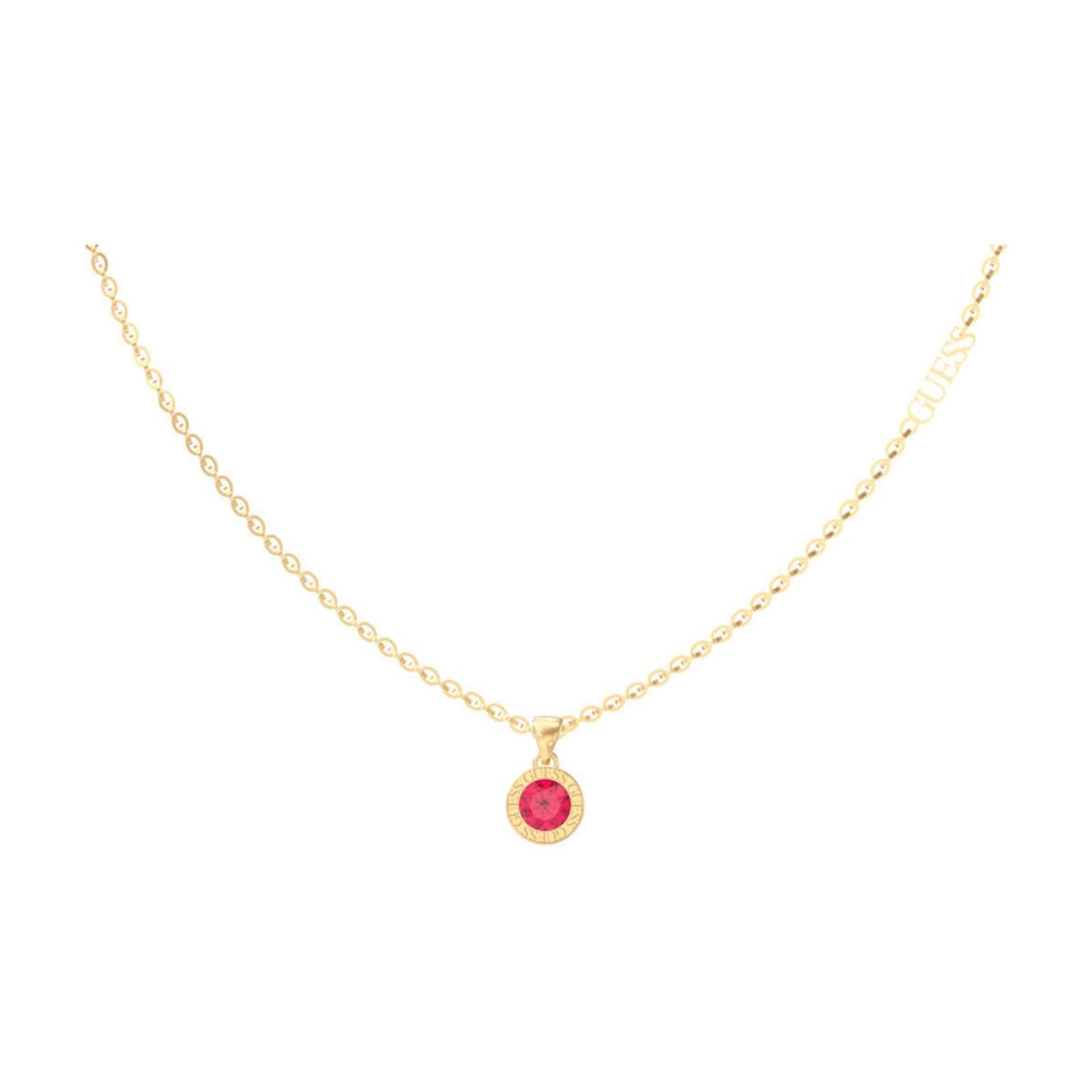 Guess Damen Halskette Color My Day JUBN02245JW - Gold/Rot - View 5