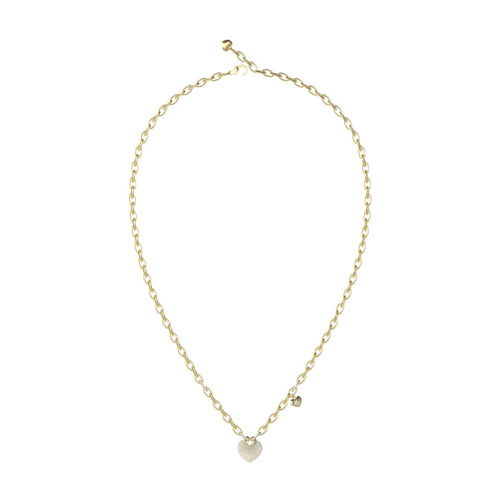 Guess Damen Halskette Crazy In Love JUBN05212JW - Gold - View 2
