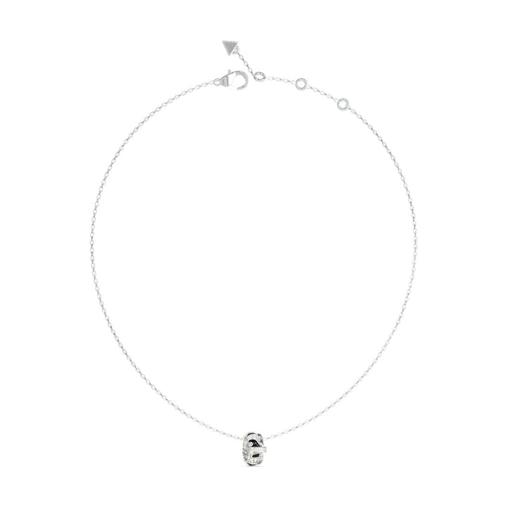 Guess Damen Halskette Fabulous Me JUBN05191JW - Silber/Schwarz