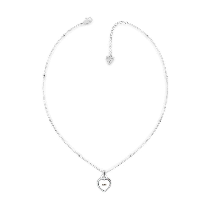Guess Damen Halskette Fine Heart JUBN01420JW - Silber - View 2