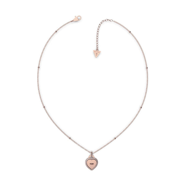 Guess Damen Halskette Fine Heart JUBN01420JW - Rosegold