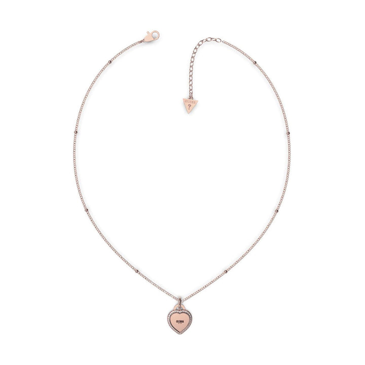 Guess Damen Halskette Fine Heart JUBN01420JW - Rosegold
