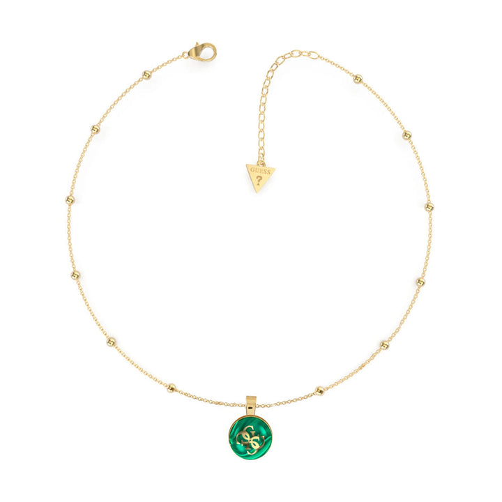 Guess Damen Halskette JUBN01389JW - Gold/Grün