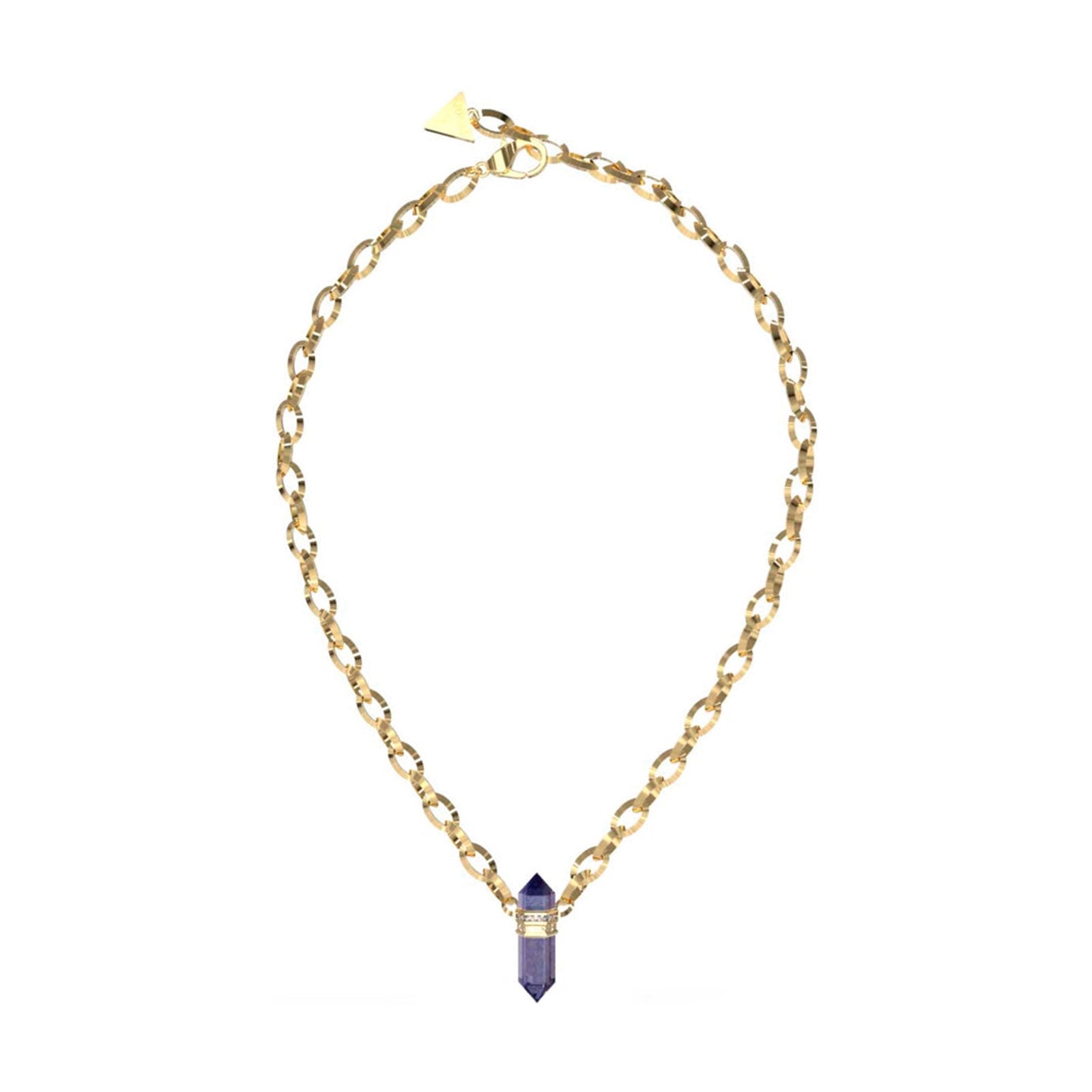 Guess Damen Halskette JUBN03117JW - Gold/Violett - View 2