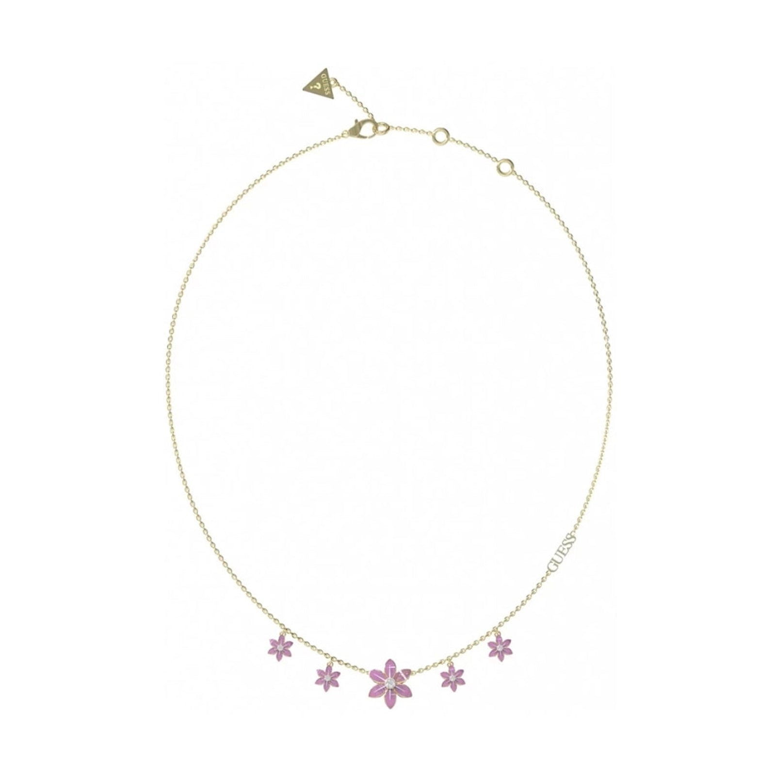 Guess Damen Halskette JUBN04133JW - Gold/Pink