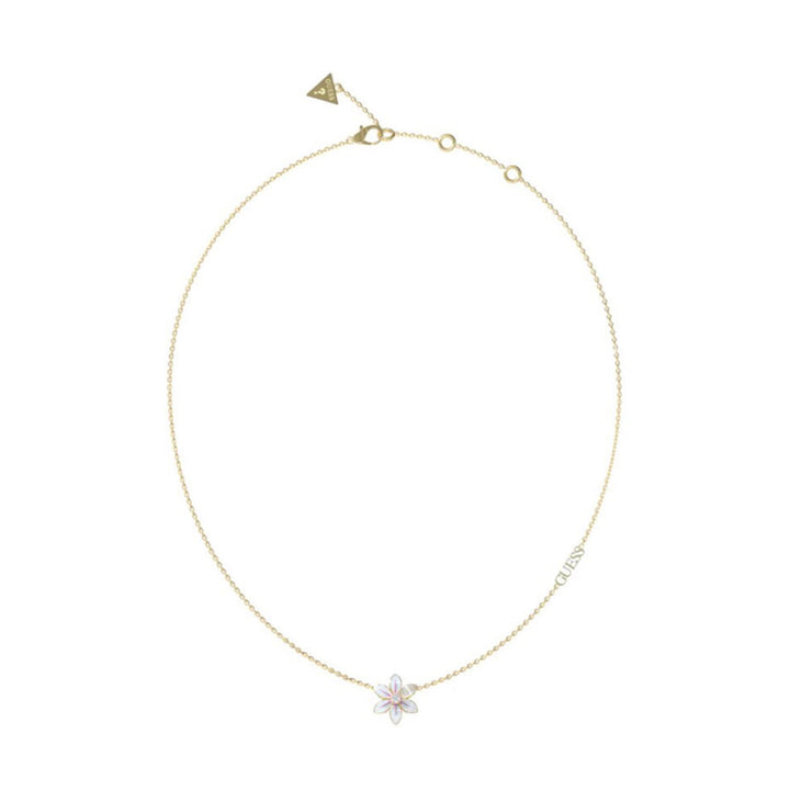 Guess Damen Halskette JUBN04136JW - Gold/Weiß/Pink