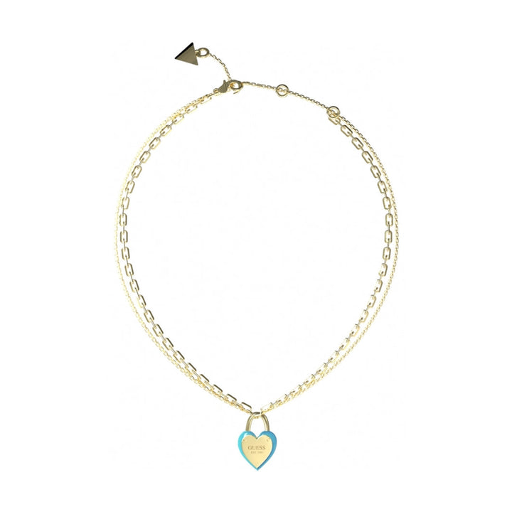 Guess Damen Halskette JUBN04204JW - Gold/Türkis - View 2