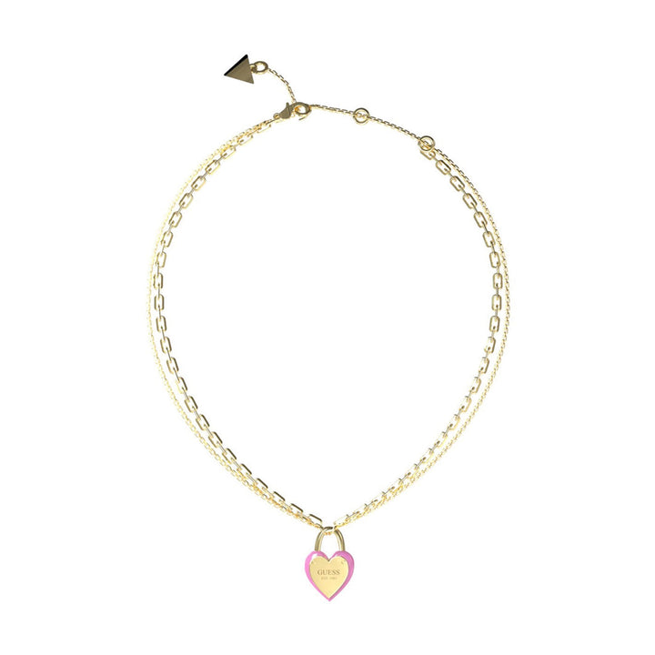 Guess Damen Halskette JUBN04204JW - Gold/Pink
