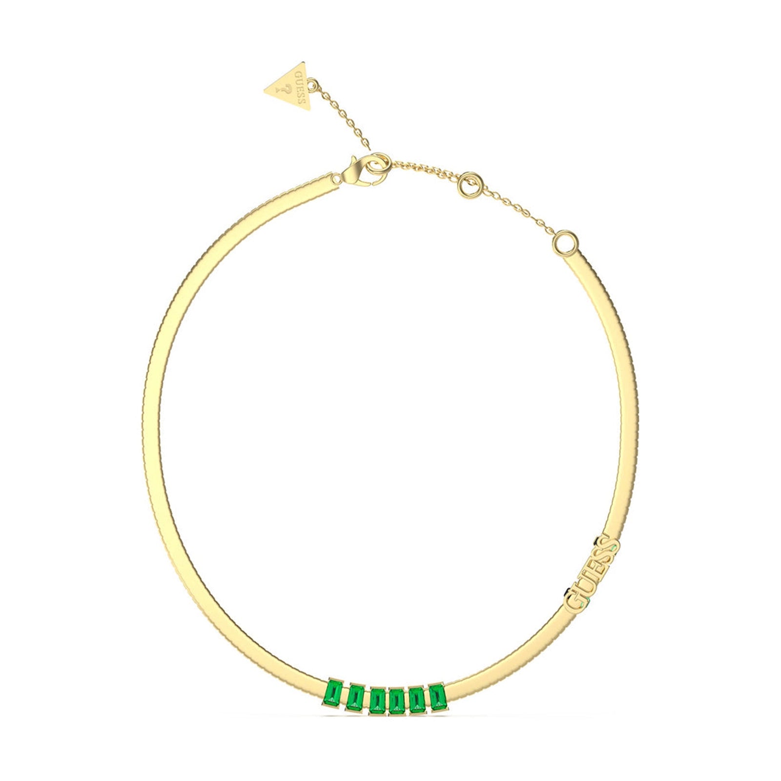 Guess Damen Halskette JUBN04255JW - Gold/Grün