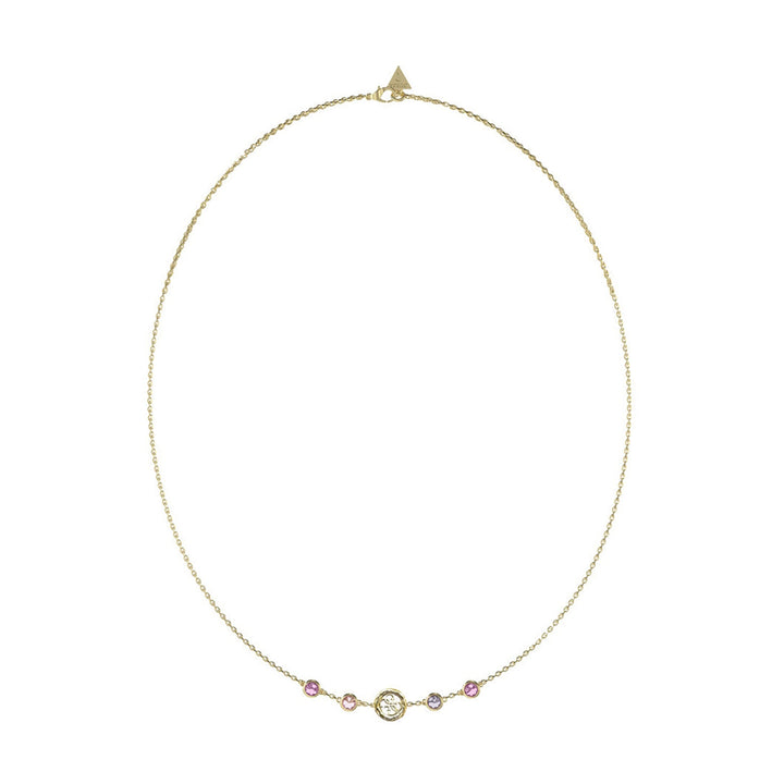 Guess Damen Halskette JUBN05097JW - Gold/Fuchsia / Standard - View 2