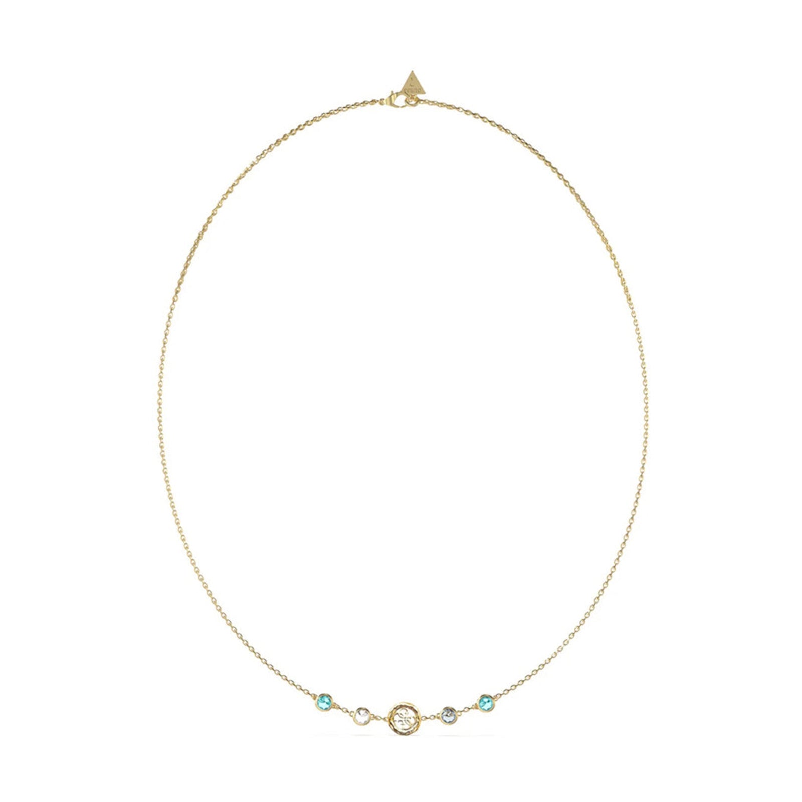 Guess Damen Halskette JUBN05097JW - Gold/Aquamarine / Standard