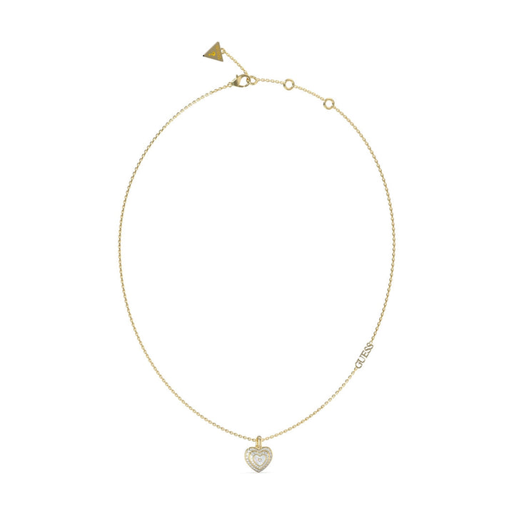 Guess Damen Halskette Lange Amami JUBN04026JW - Gold/Weiß