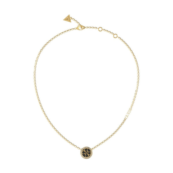 Guess Damen Halskette Life In 4G JUBN02146JW - Gold/Schwarz