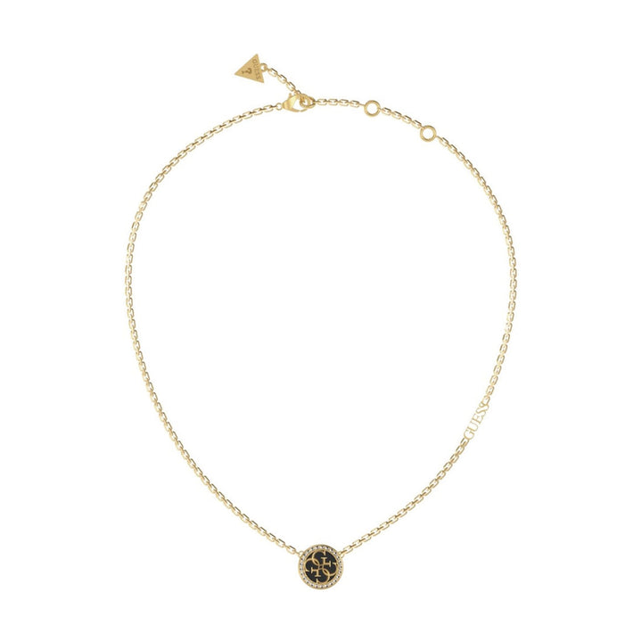 Guess Damen Halskette Life In 4G JUBN02146JW - Gold/Schwarz