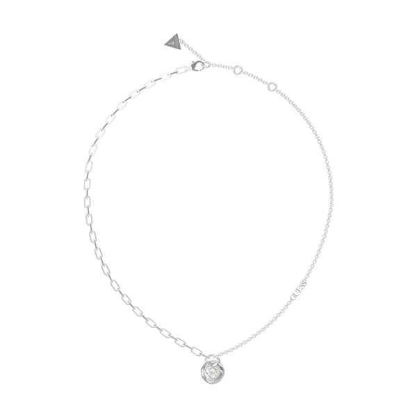 Guess Damen Halskette Rolling Hearts JUBN03350JW - Silber