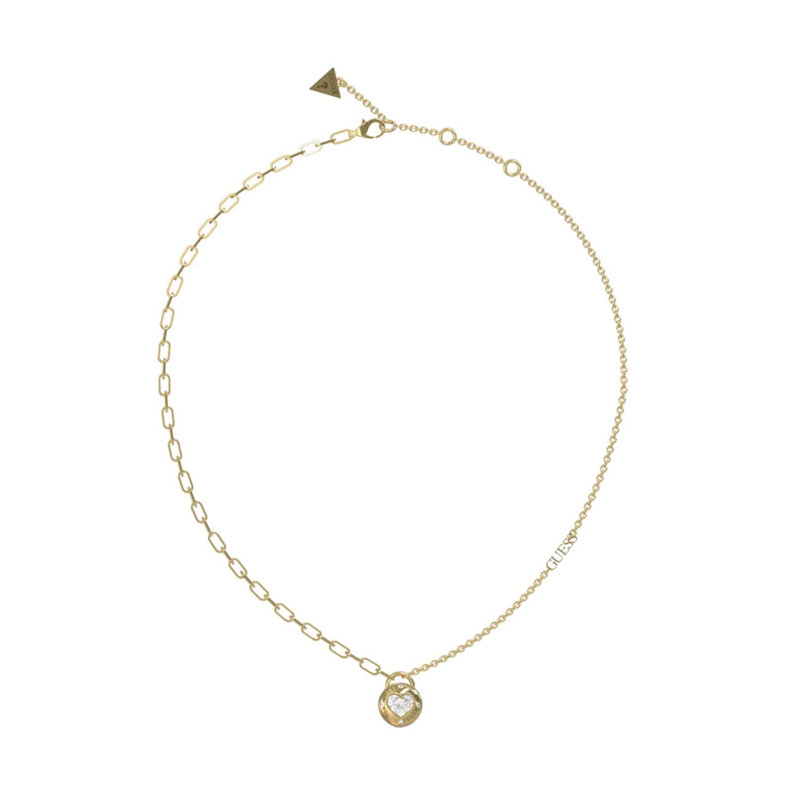 Guess Damen Halskette Rolling Hearts JUBN03350JW - Gold - View 2