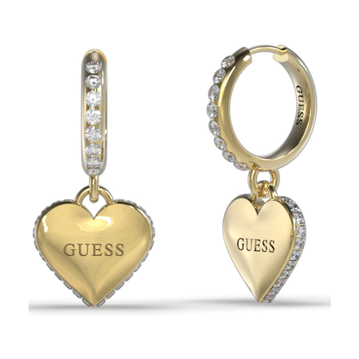 Guess Damen Ohrringe Falling In Love JUBE02236JW - Gold