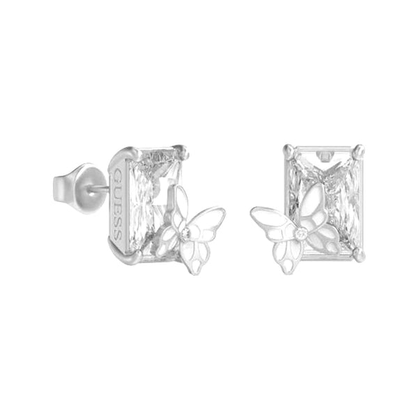 Guess Damen Ohrstecker Chrysalis JUBE04099JW - Silber