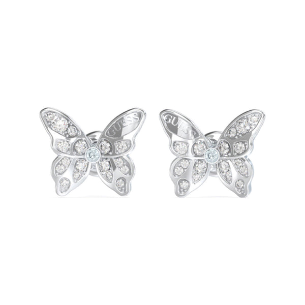 Guess Damen Ohrstecker Chrysalis JUBE04108JW - Silber