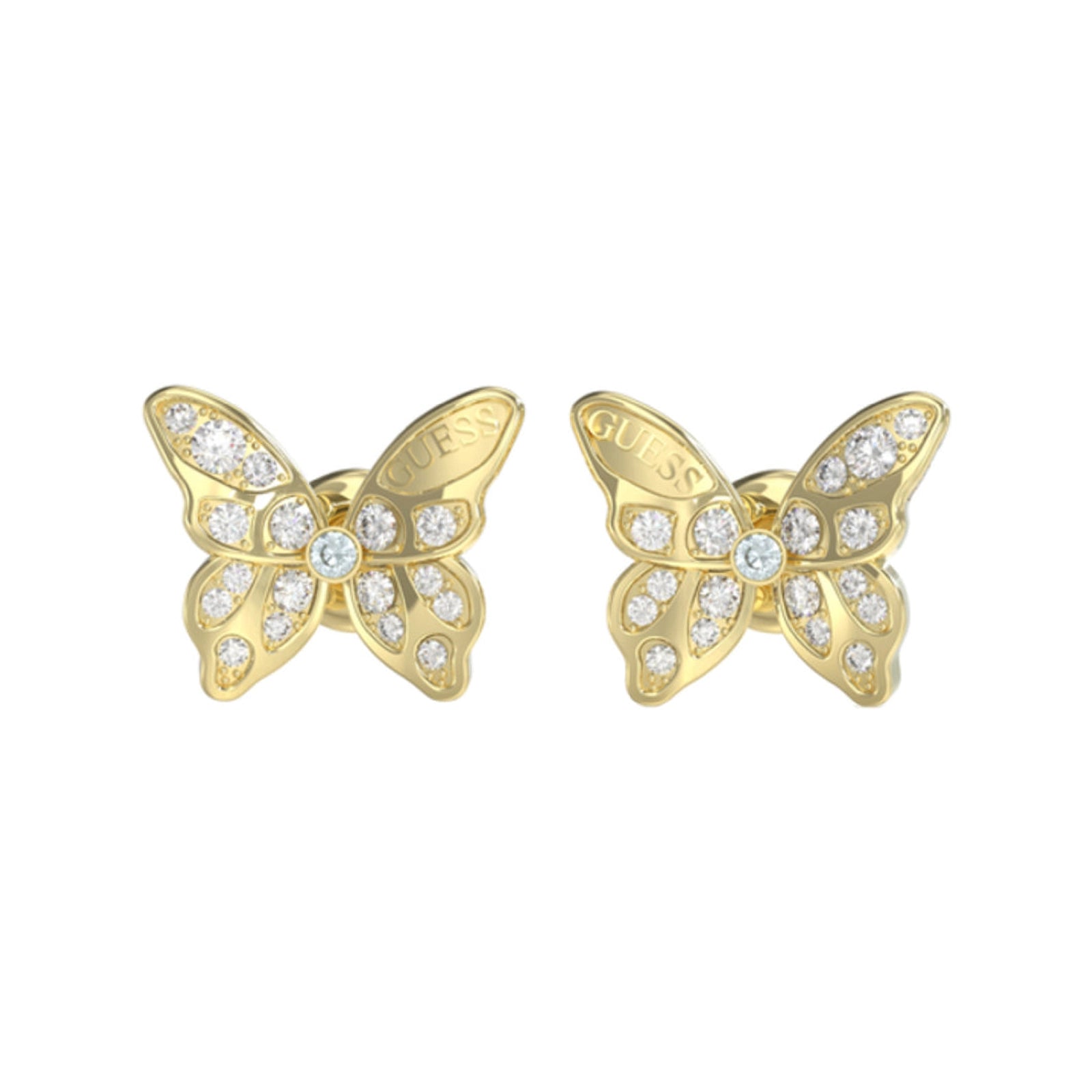 Guess Damen Ohrstecker Chrysalis JUBE04108JW - Gold - View 2