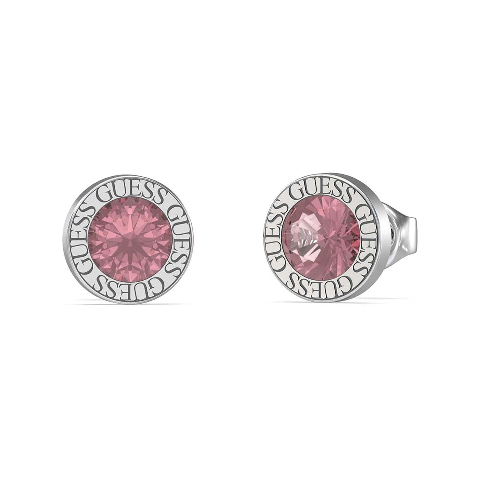 Guess Damen Ohrstecker Color My Day JUBE02244JW - Silber/Pink - View 3
