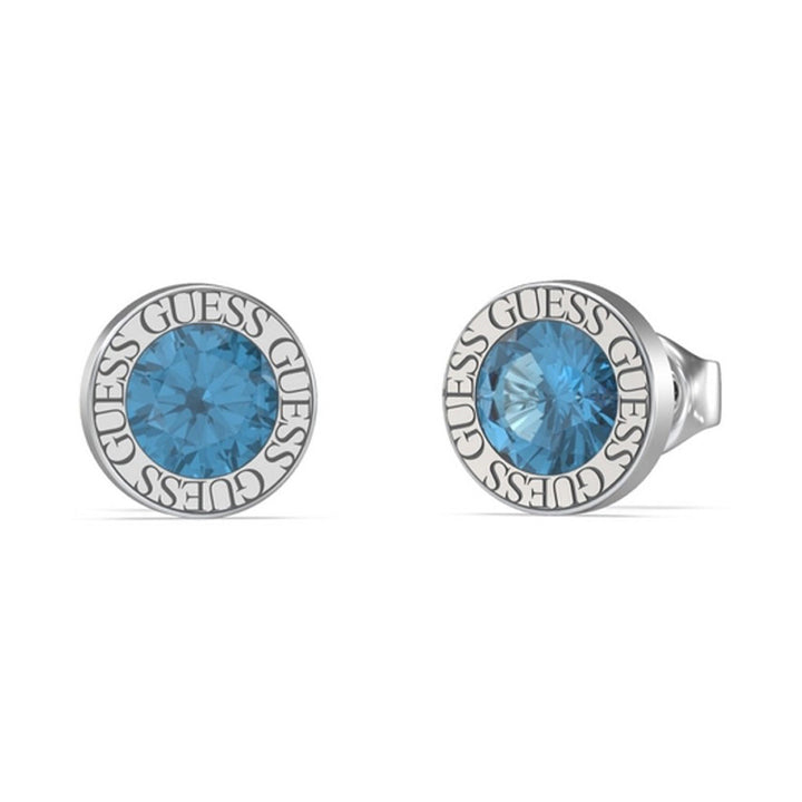 Guess Damen Ohrstecker Color My Day JUBE02244JW - Silber/Blau - View 2