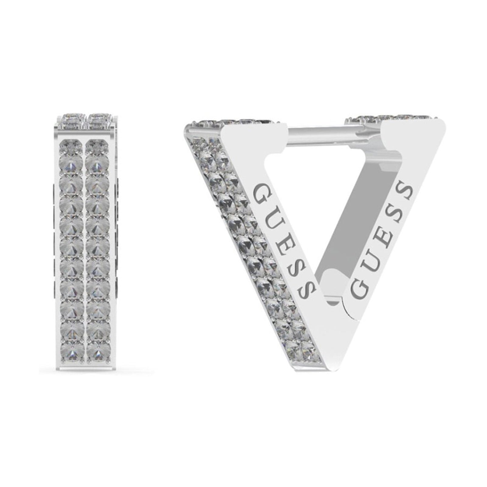 Guess Damen Ohrstecker Crazy Earrings JUBE03306JW - Silber