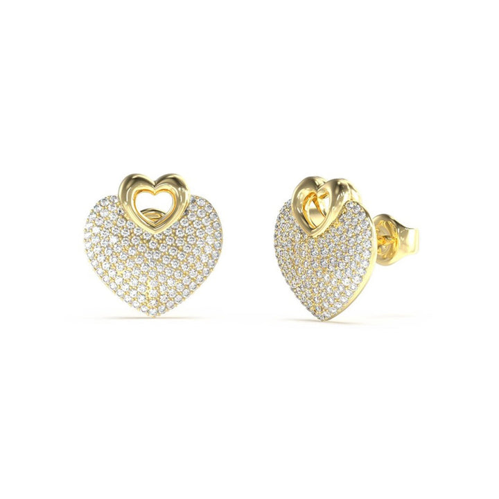 Guess Damen Ohrstecker Crazy In Love JUBE05213JW - Gold