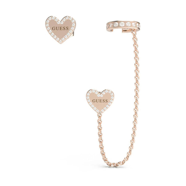 Guess Damen Ohrstecker JUBE01080JW - Rosegold