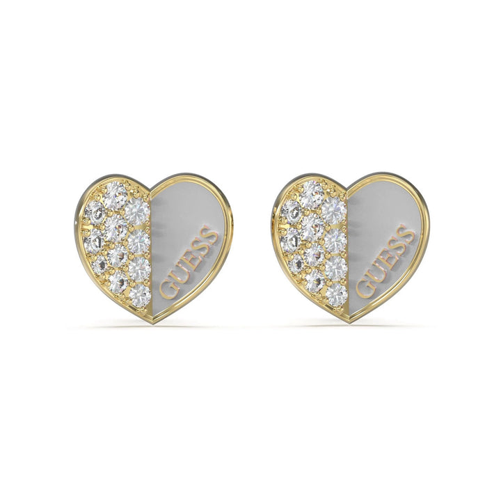 Guess Damen Ohrstecker JUBE03048JW - Gold/Grau - View 3