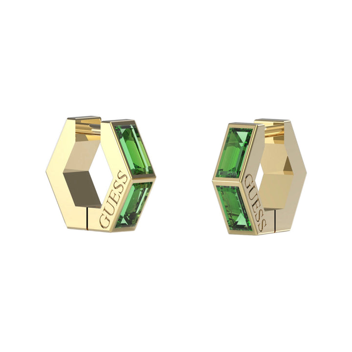 Guess Damen Ohrstecker JUBE03133JW - Gold/Grün - View 4