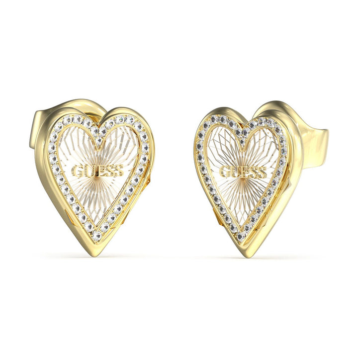 Guess Damen Ohrstecker JUBE03237JW - Gold/Silver - View 2