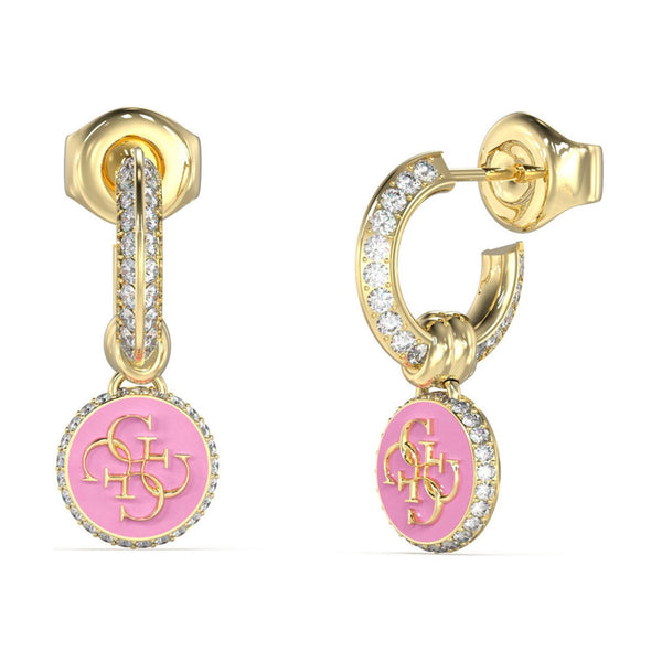 Guess Damen Ohrstecker JUBE04054JW - Gold/Pink